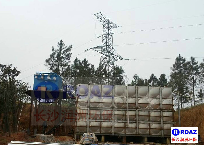 一體化凈水設(shè)備在水泥廠投入使用！